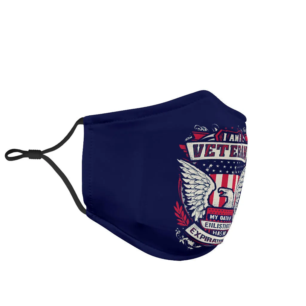 Proud Veteran Face Mask