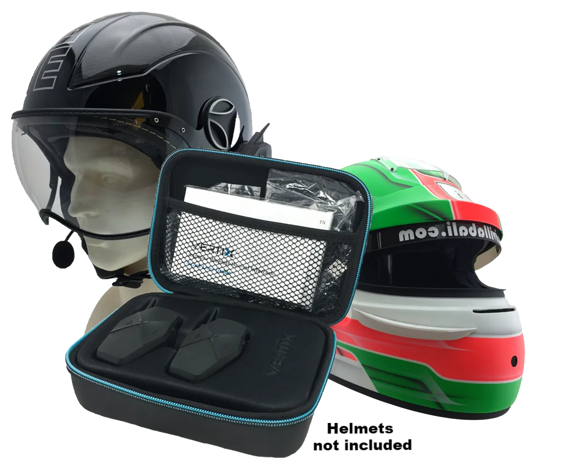 RAPTOR-i - Motorcycle Intercom (TWIN   Remote Control) in Carry Case