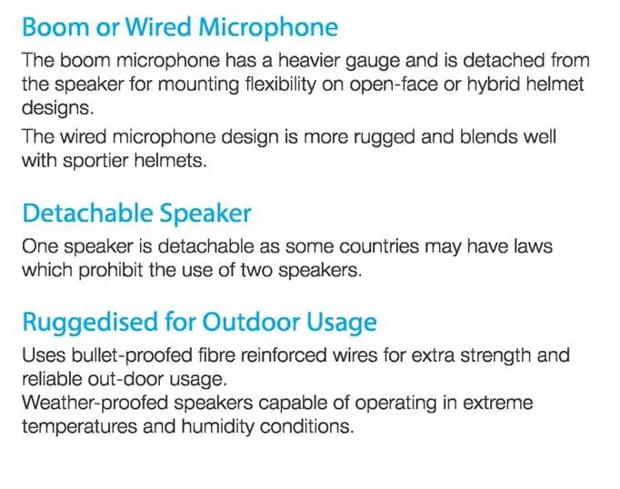 RAPTOR-i - Motorcycle Intercom (TWIN   Remote Control) in Carry Case