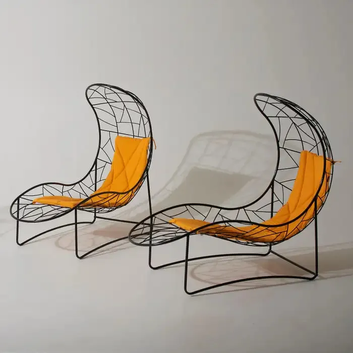 Recliner Hanging Swing Chair in Black
