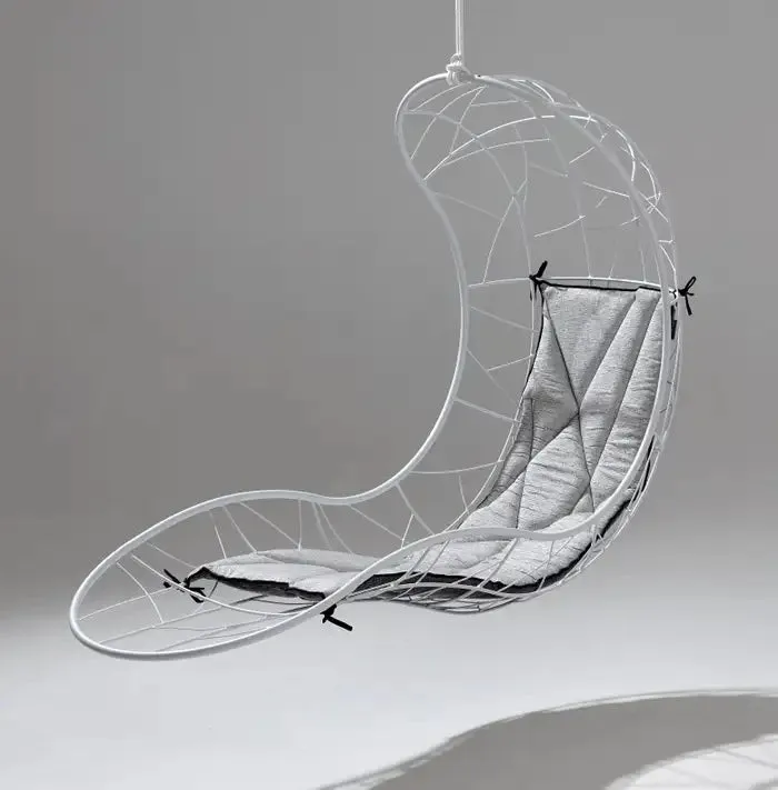 Recliner Hanging Swing Chair in Black