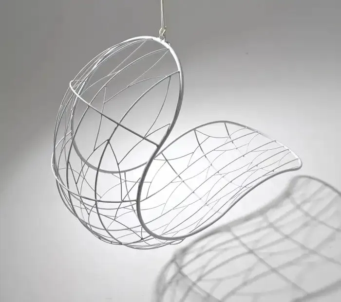 Recliner Hanging Swing Chair in Black