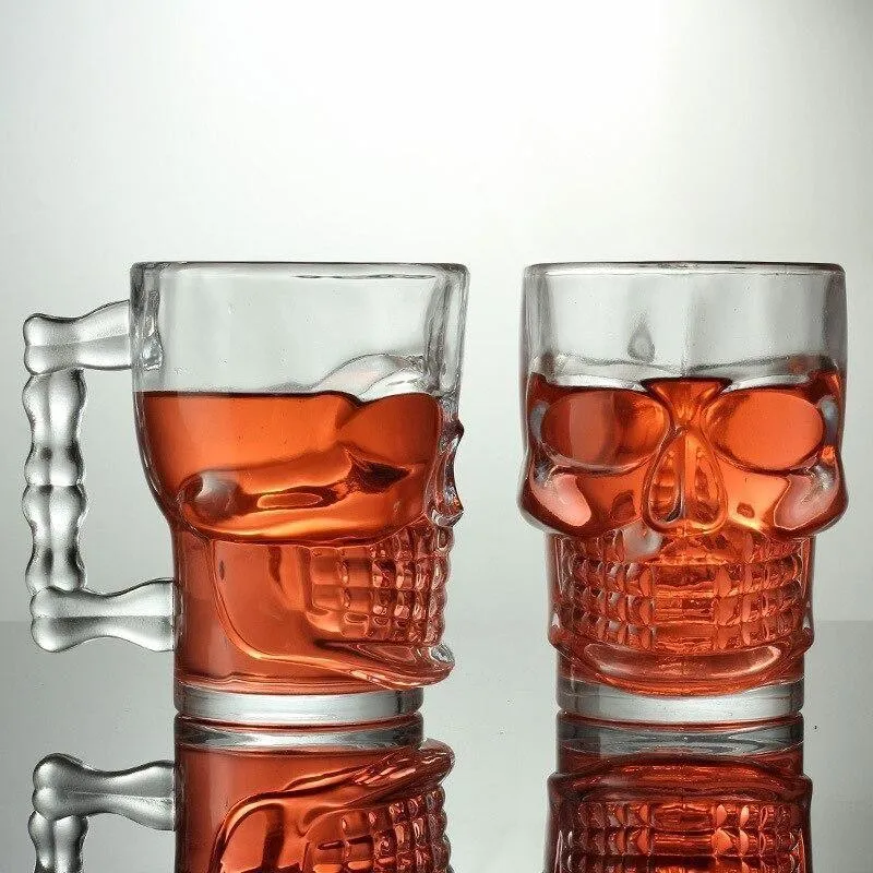 Skull Beer Mug - Set of 4