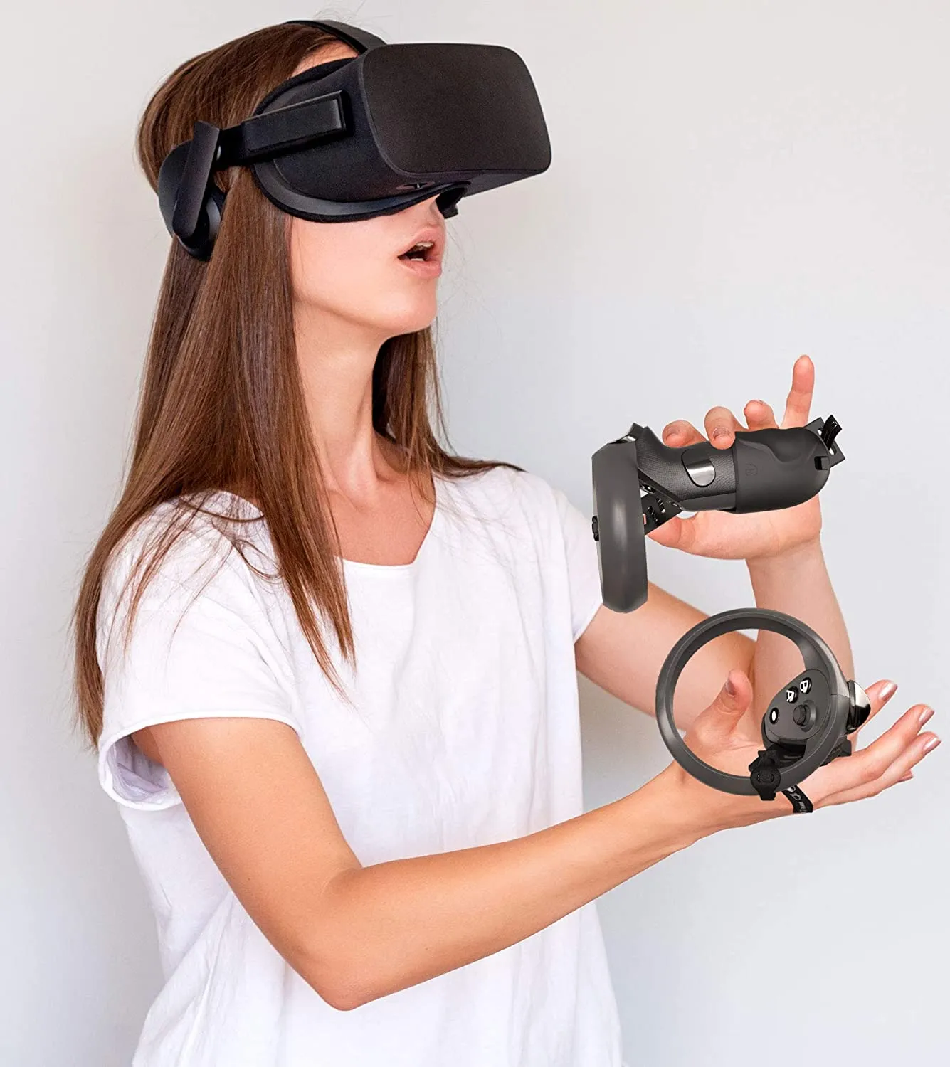 Skywin Quest Controller Grips - Anti Drop Touch Controller Grips for Oculus Quest Controllers - Compatible with Oculus Rift S and Quest VR Controllers