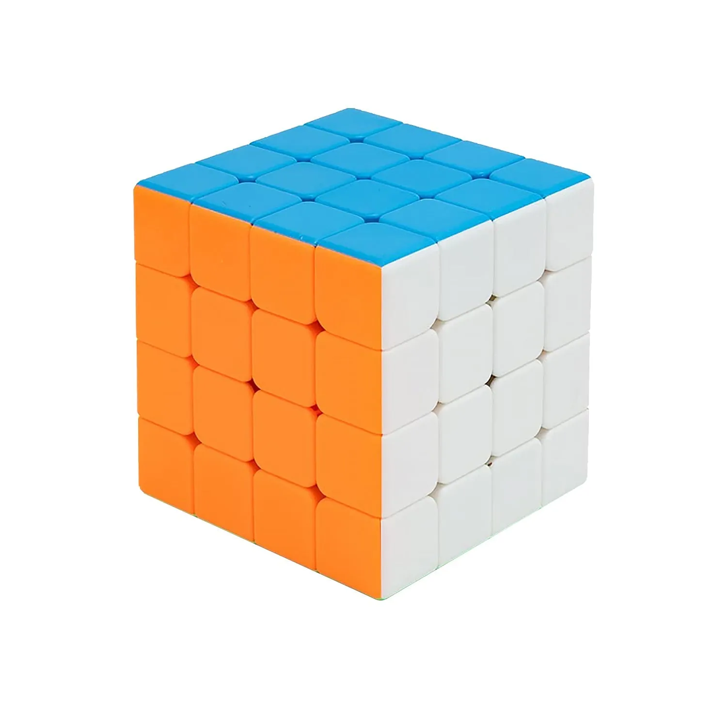 Small Puzzles Cubes 444 High Speed Sticker Less Magic Cube Game, Kids and Professionals Magic Cube Puzzle Toy, Pack of 1, 8  Years