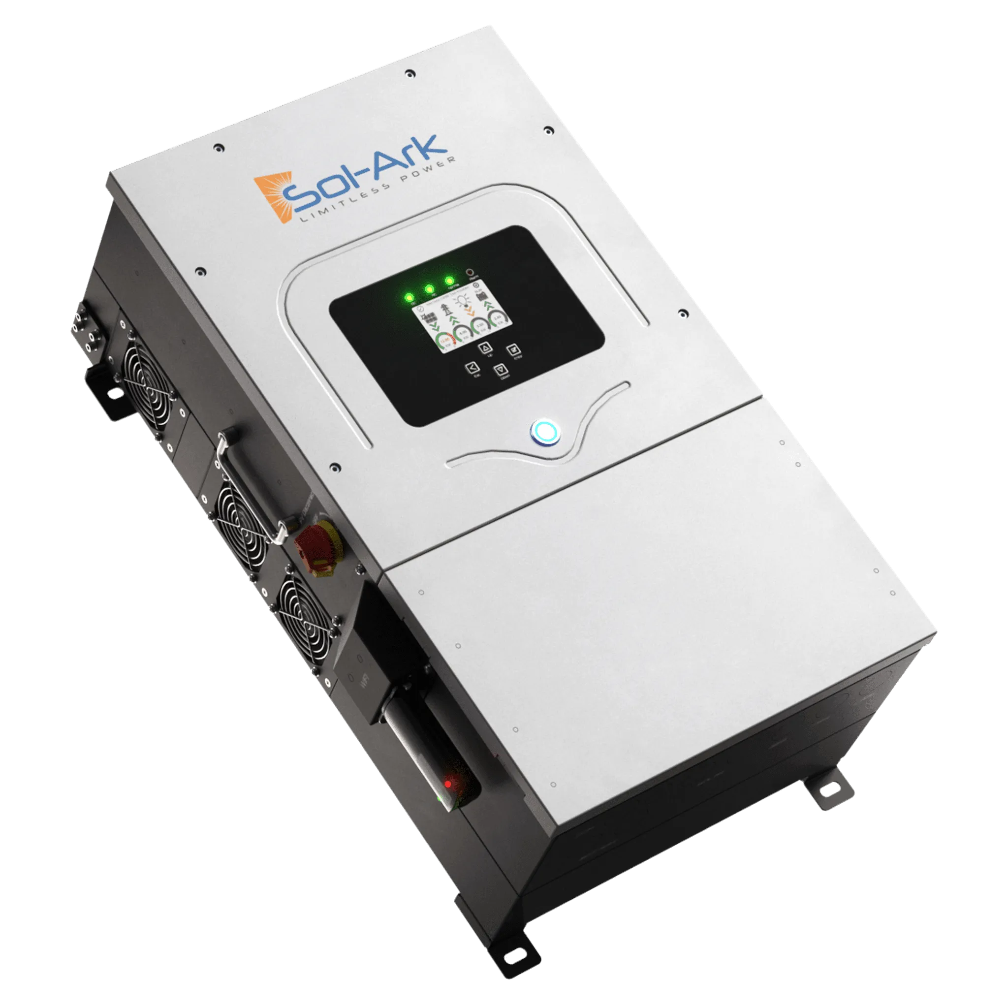 Sol-Ark | 12K-2P (120/240/208V) 48V [All-In-One] Pre-Wired Hybrid Solar Inverter | 10-Year Warranty