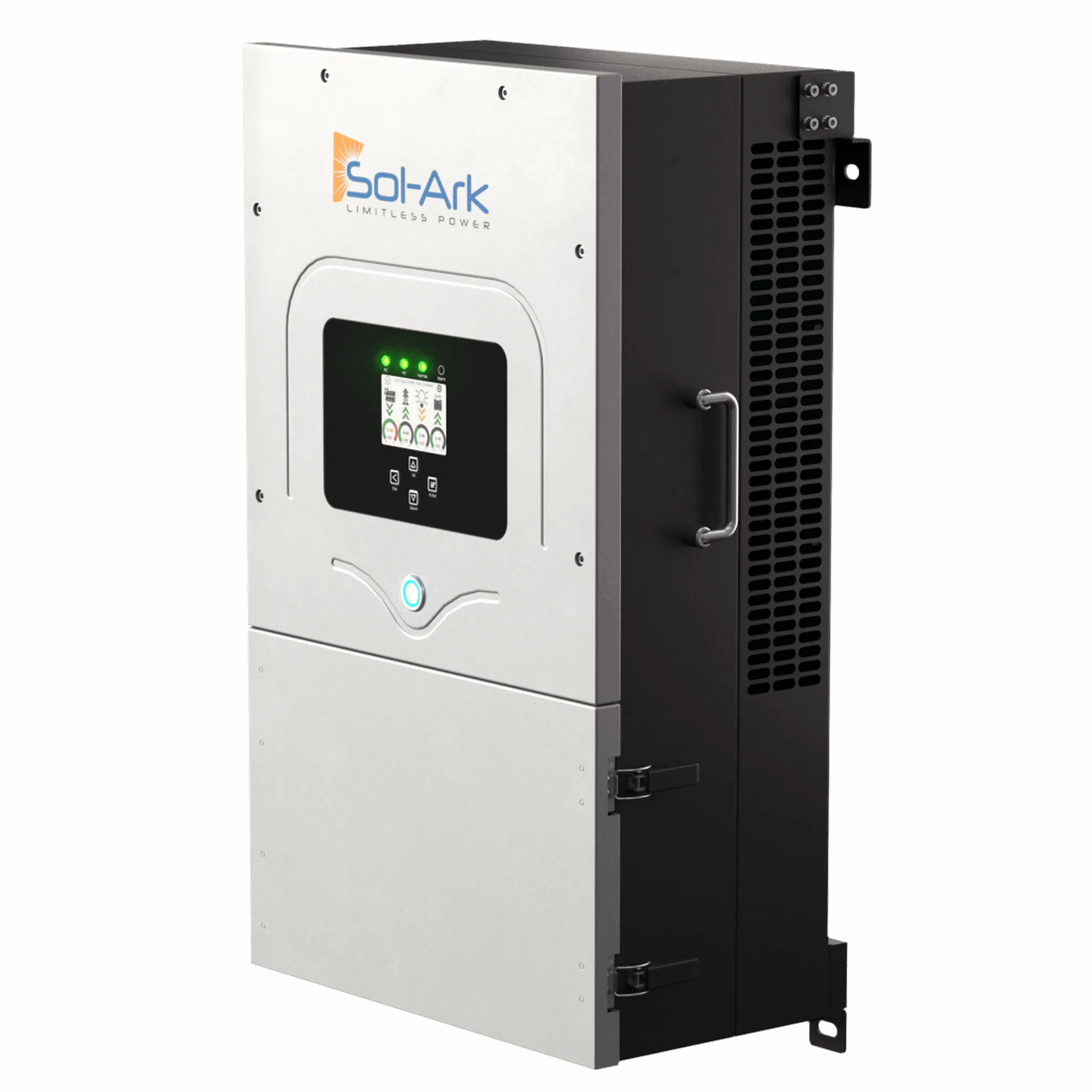 Sol-Ark | 12K-2P (120/240/208V) 48V [All-In-One] Pre-Wired Hybrid Solar Inverter | 10-Year Warranty