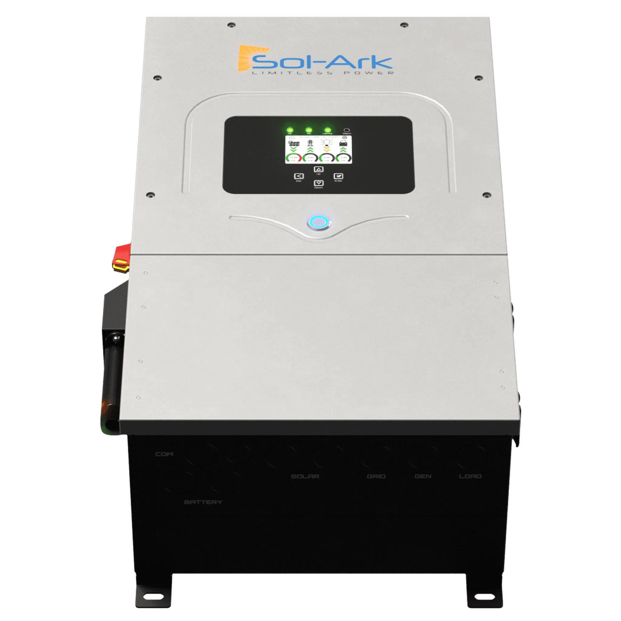 Sol-Ark | 12K-2P (120/240/208V) 48V [All-In-One] Pre-Wired Hybrid Solar Inverter | 10-Year Warranty