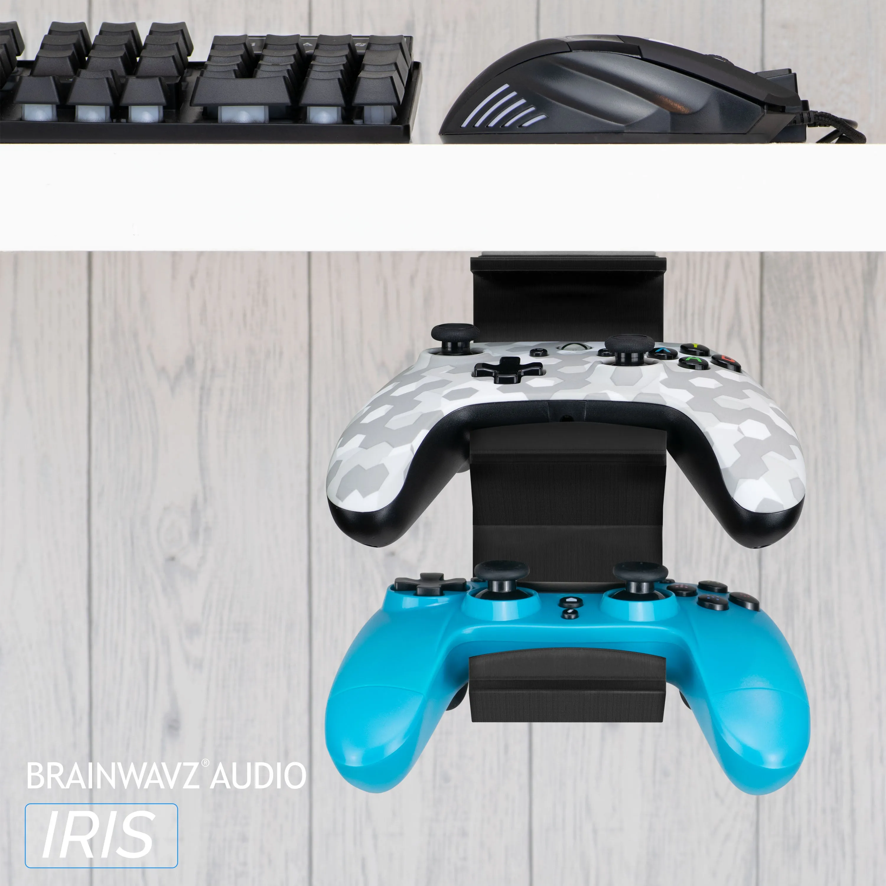 The Iris - Under Desk Dual Universal Controller Mount