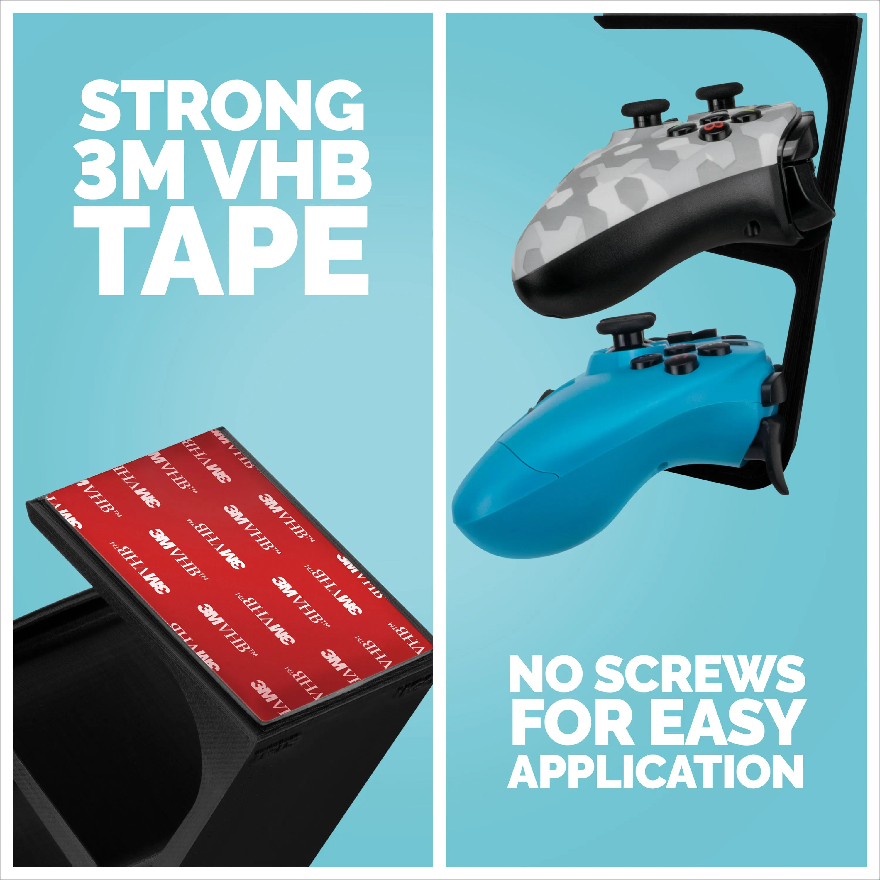 The Iris - Under Desk Dual Universal Controller Mount