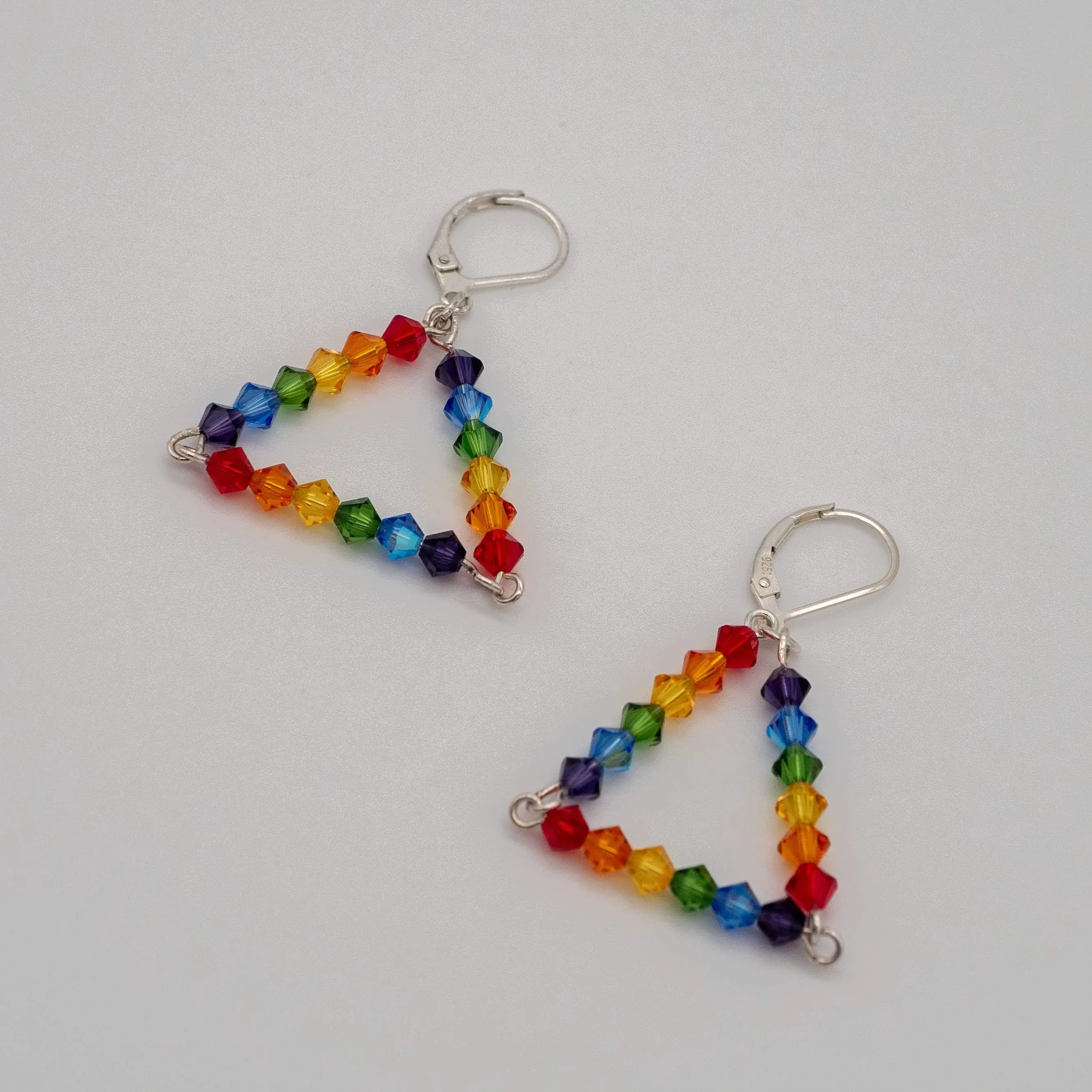 Ultimate Triangle Rainbow Earrings