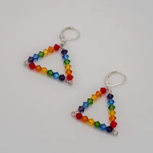 Ultimate Triangle Rainbow Earrings