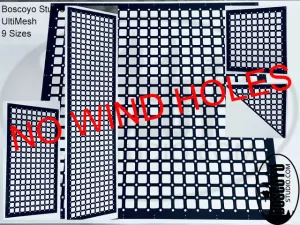 UltiMesh (No Wind Holes) for Garage Door