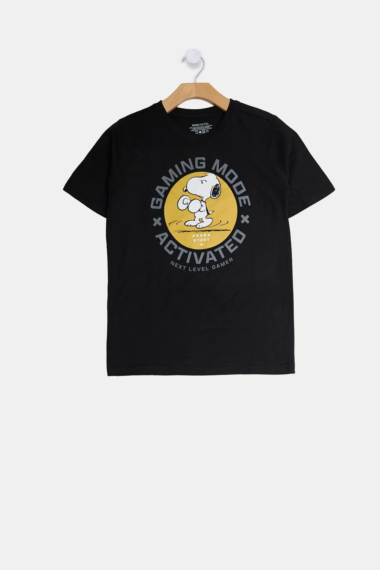 Youth Snoopy Gaming Mode T-Shirt